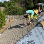 Asphalt shingle roof installation